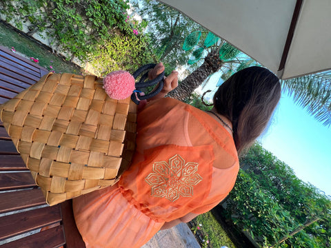 Tangerine Kimono Short Length